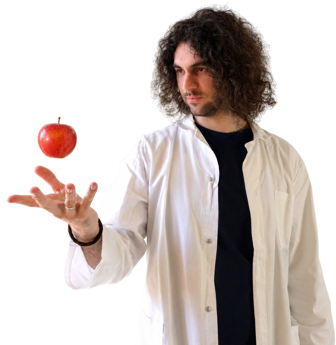Claudio Passaniti in laboratorio